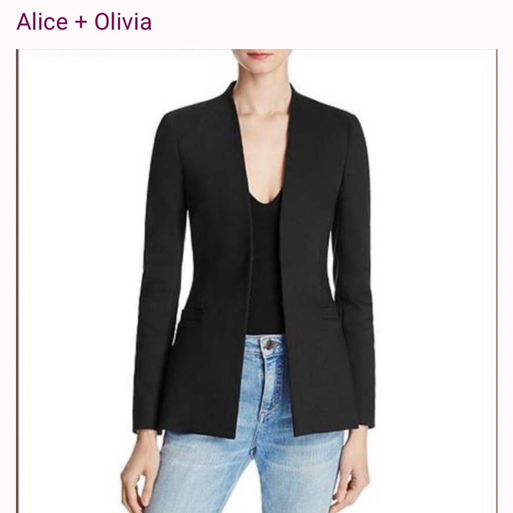 Alice + Olivia Black Blazer